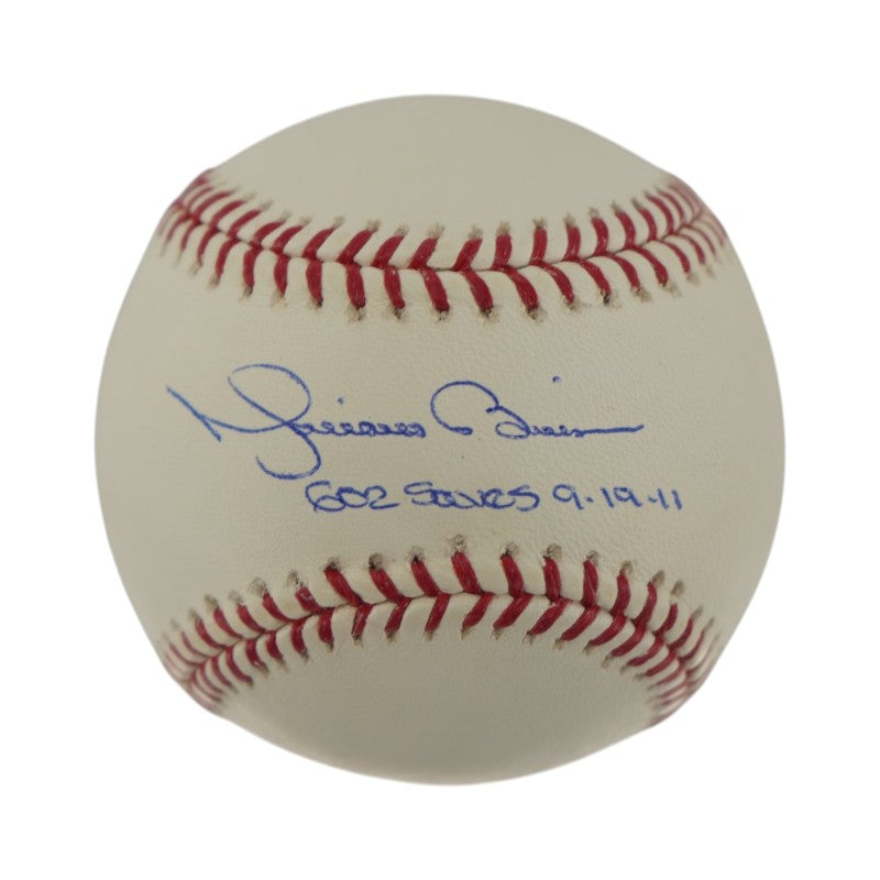 Mariano Rivera New York Yankees Signed Inscribed 602 Saves Baseball (Steiner Holo)