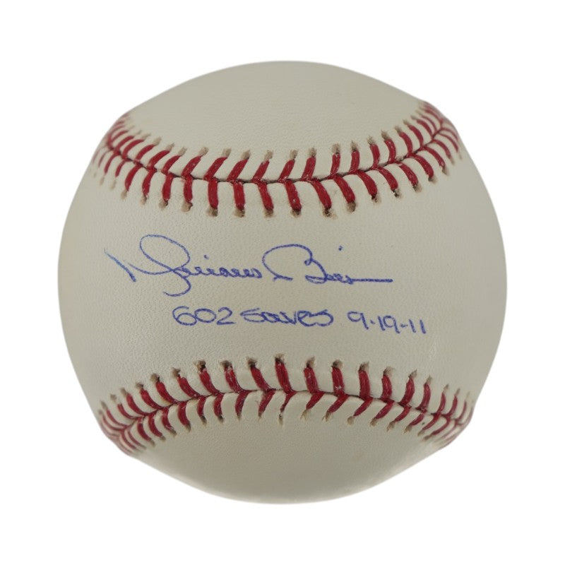 Mariano Rivera New York Yankees Signed Inscribed 602 Saves Baseball (Steiner Holo)