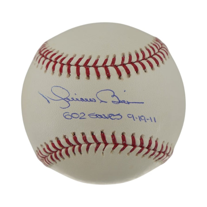 Mariano Rivera New York Yankees Signed Inscribed 602 Saves Baseball (Steiner Holo)