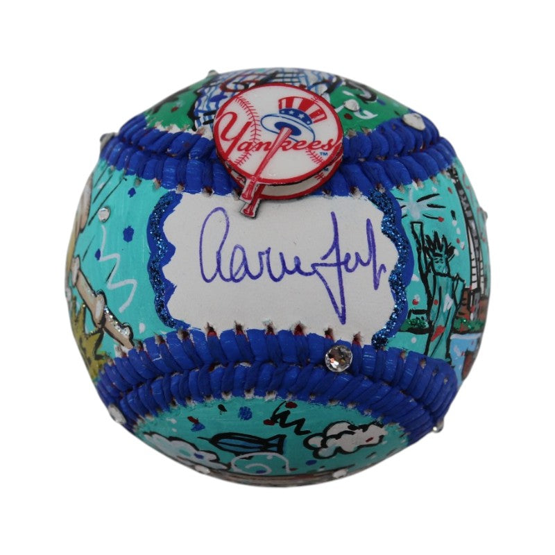 Aaron Judge New York Yankees Signed Fazzino Pop Art Baseball MLB/Fanatics Holo