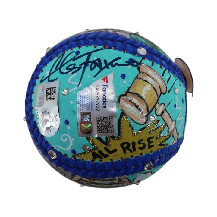 Aaron Judge New York Yankees Signed Fazzino Pop Art Baseball MLB/Fanatics Holo