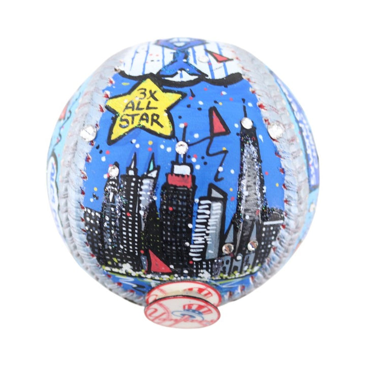 Andy Pettitte New York Yankees Signed Fazzino Pop Art Baseball MLB/Fanatics Holo