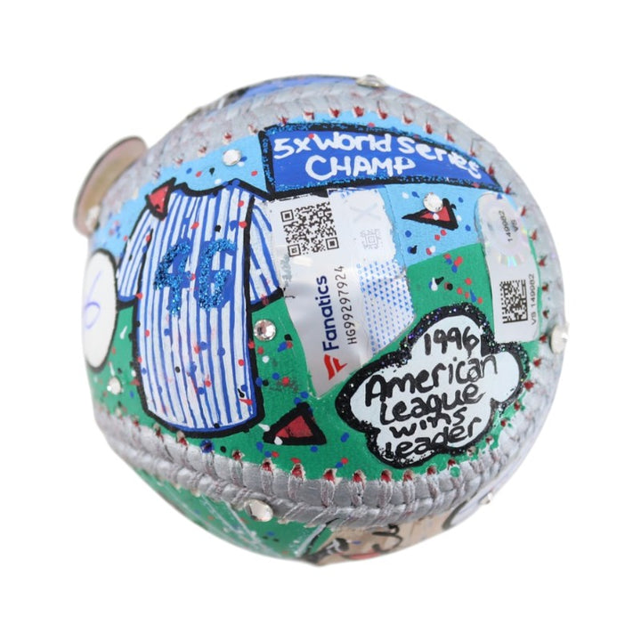 Andy Pettitte New York Yankees Signed Fazzino Pop Art Baseball MLB/Fanatics Holo