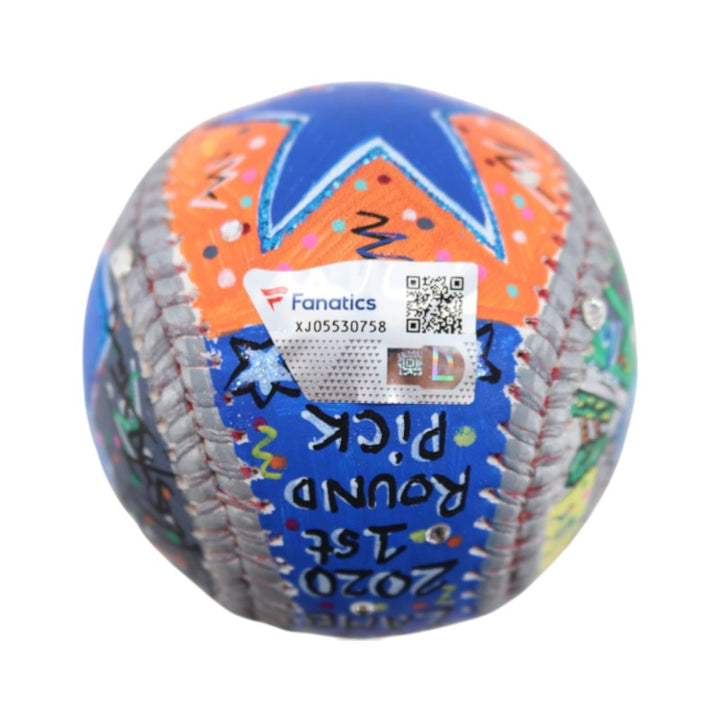 Cee Dee Lamb Dallas Cowboys Signed Fazzino Pop Art Baseball Fanatics Holo