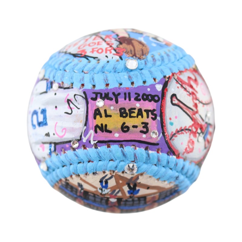 Derek Jeter Yankees Signed Fazzino Pop Art 2000 ASG Baseball MLB/Fanatics Holo
