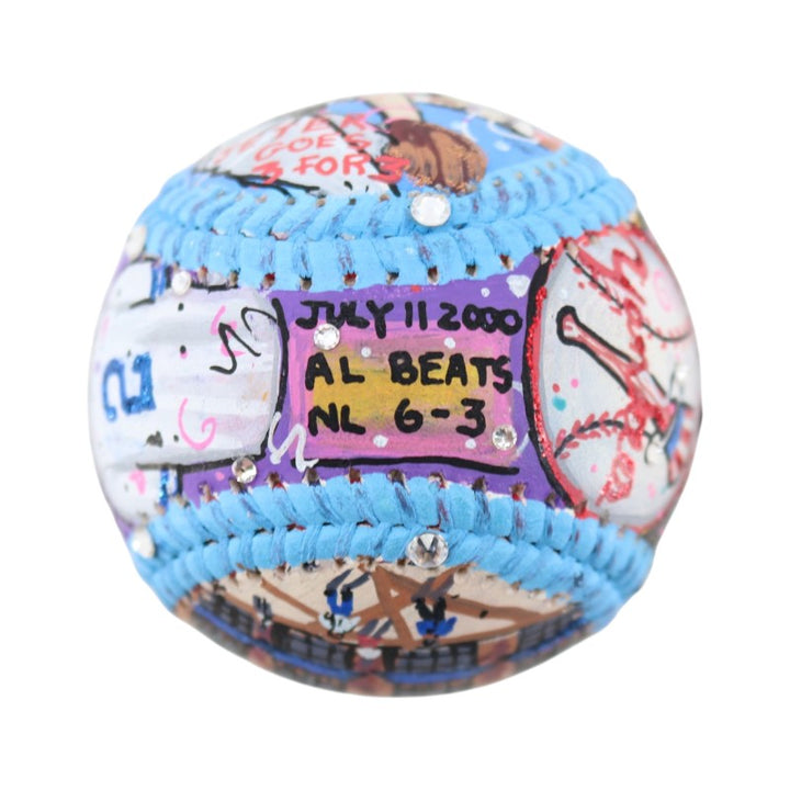 Derek Jeter Yankees Signed Fazzino Pop Art 2000 ASG Baseball MLB/Fanatics Holo