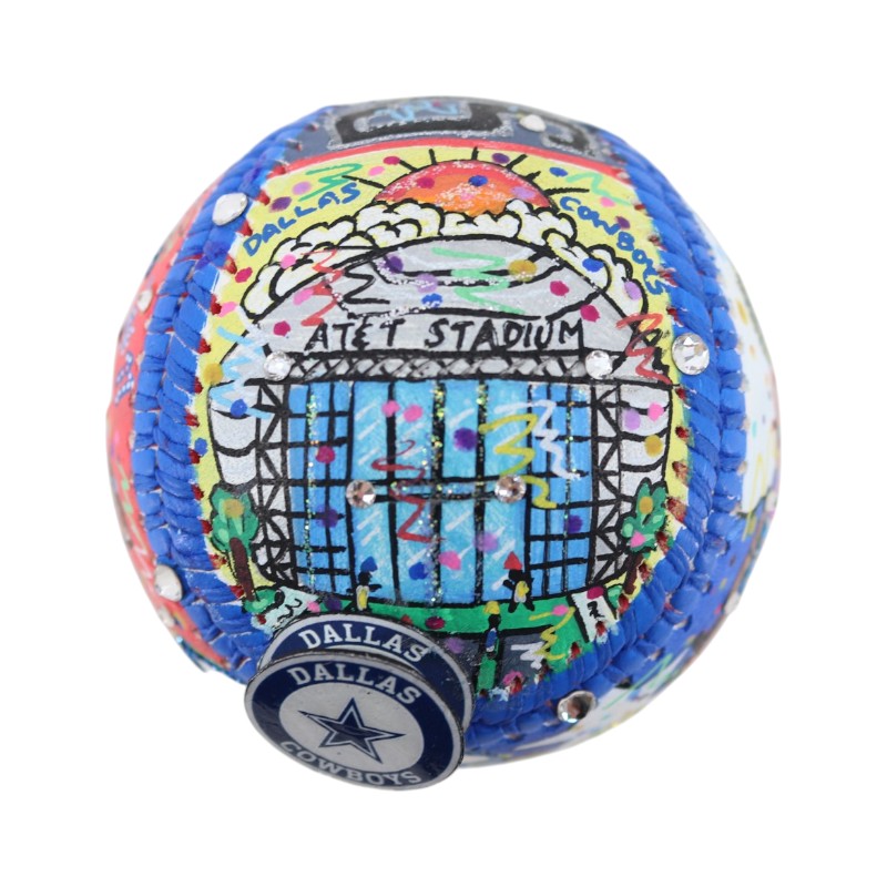 Micah Parsons Dallas Cowboys Signed Fazzino Pop Art Baseball Fanatics Holo