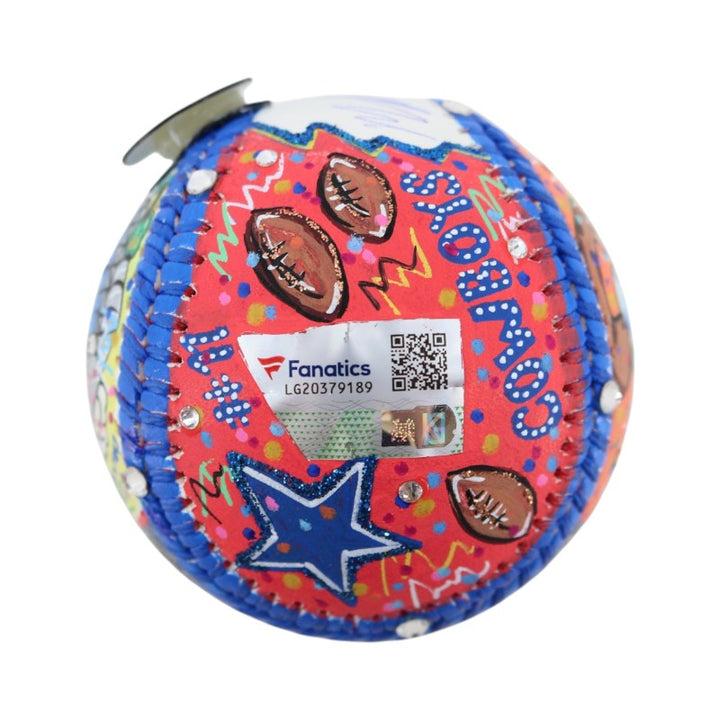 Micah Parsons Dallas Cowboys Signed Fazzino Pop Art Baseball Fanatics Holo