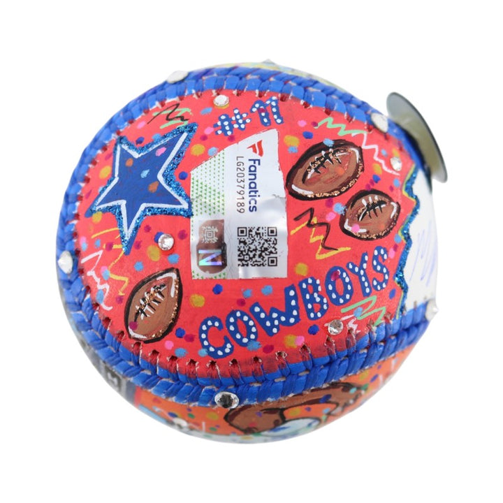 Micah Parsons Dallas Cowboys Signed Fazzino Pop Art Baseball Fanatics Holo
