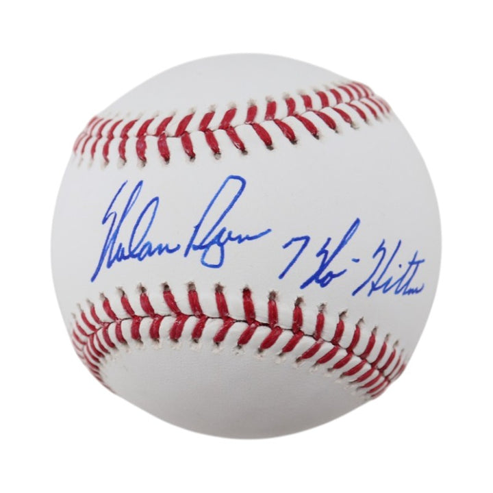 Nolan Ryan Texas Rangers Autographed Inscribed OMLB Baseball Nolan Ryan/SM Holo