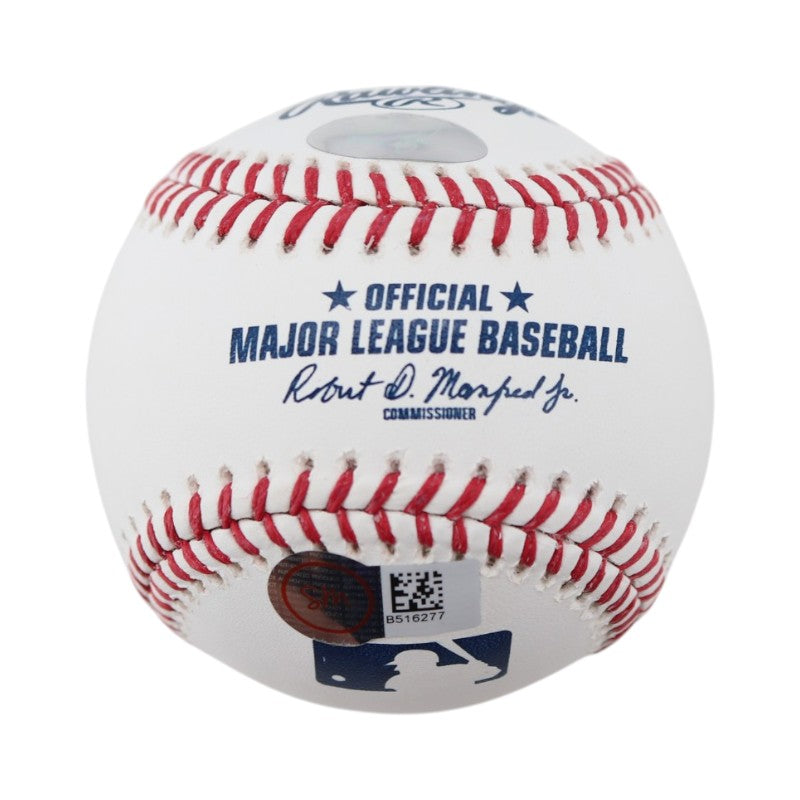Nolan Ryan Texas Rangers Autographed Inscribed OMLB Baseball Nolan Ryan/SM Holo