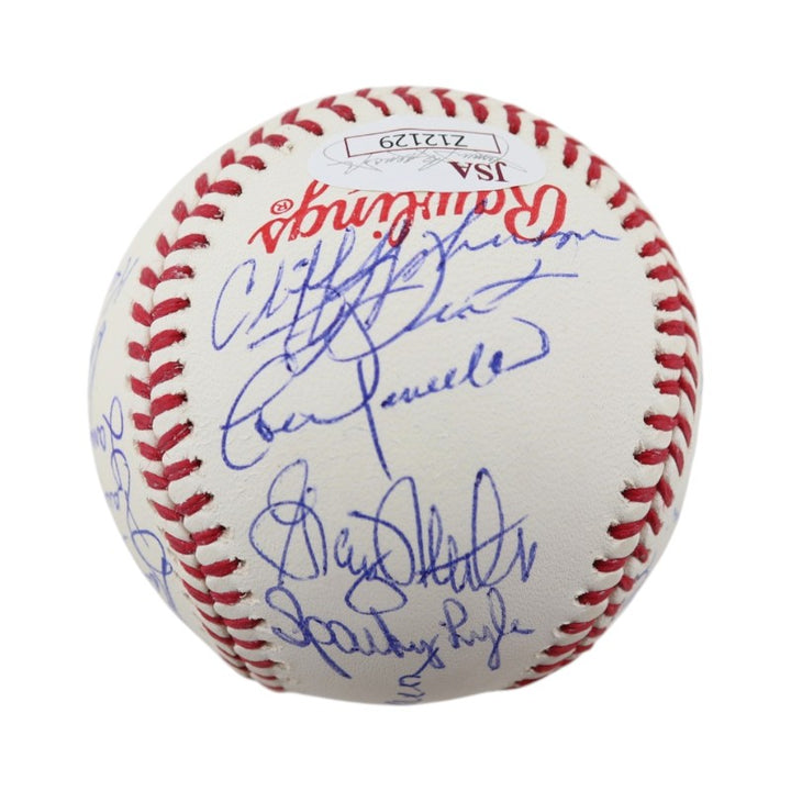 Yankees 1978 World Series Champion Reunion Team Signed Baseball JSA Holo Only