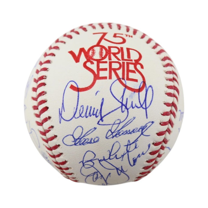 Yankees 1978 World Series Champion Reunion Team Signed Baseball JSA Holo Only