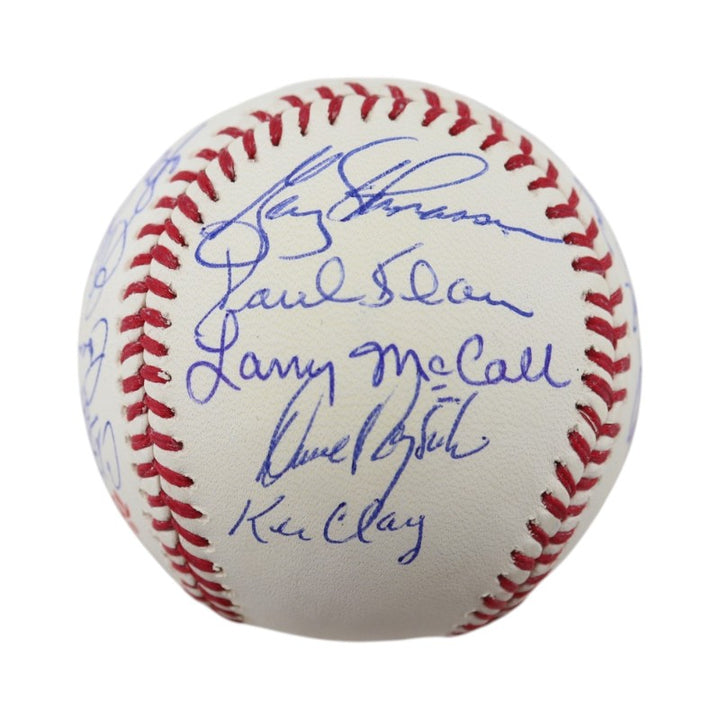 Yankees 1978 World Series Champion Reunion Team Signed Baseball JSA Holo Only