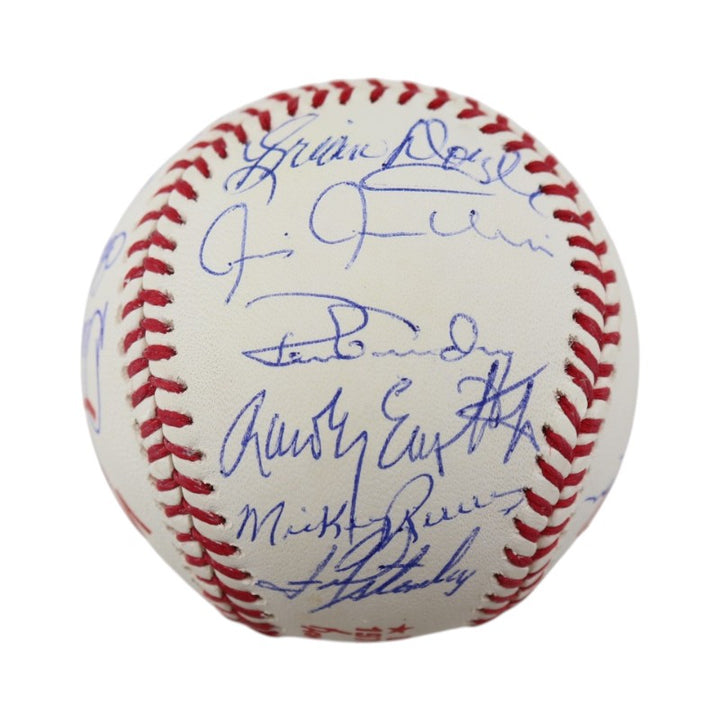 Yankees 1978 World Series Champion Reunion Team Signed Baseball JSA Holo Only