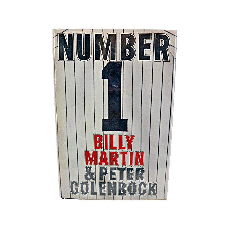 Billy Martin New York Yankees Autographed Signed Inscribed "Number 1' Book (PSA COA)