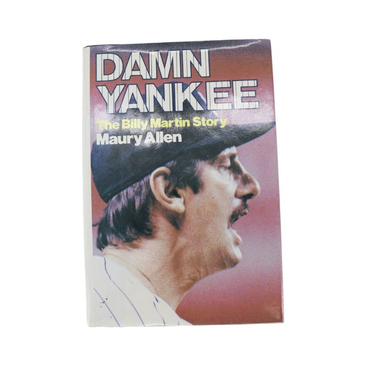 Billy Martin New York Yankees Signed Personalized Damn Yankee Book PSA COA