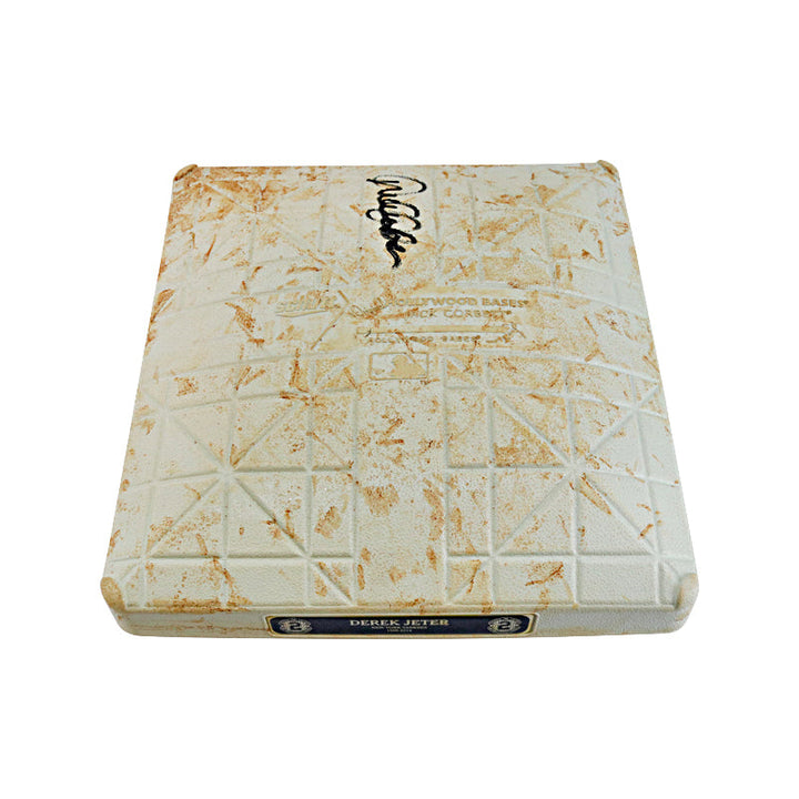 Derek Jeter Autographed Signed Toronto Blue Jays at New York Yankees 9/20/2014 Game Used Second Base (9th Inning) (Steiner LOA & MLB Auth)