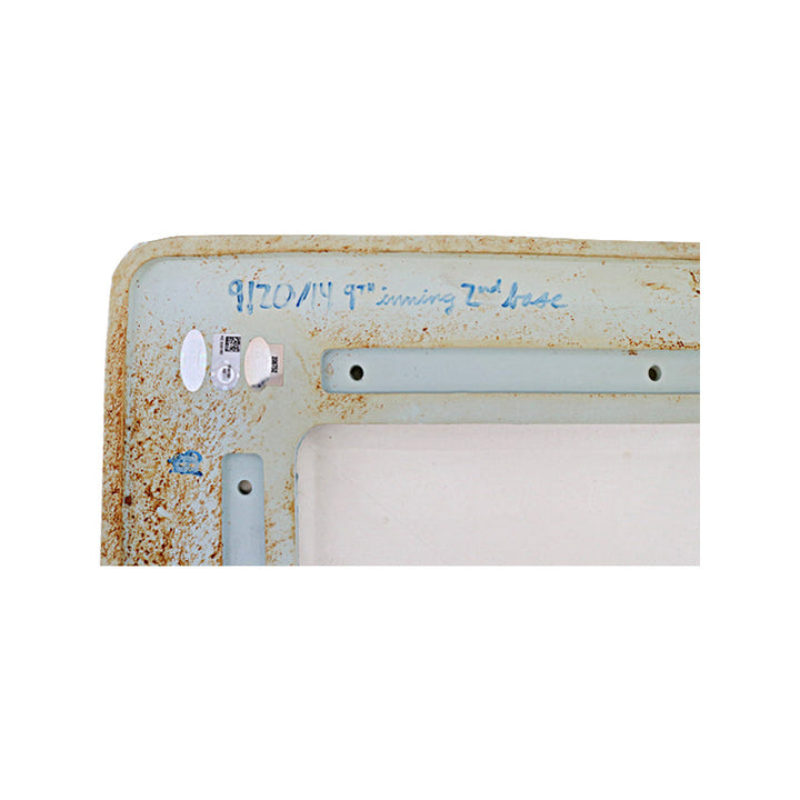 Derek Jeter Autographed Signed Toronto Blue Jays at New York Yankees 9/20/2014 Game Used Second Base (9th Inning) (Steiner LOA & MLB Auth)