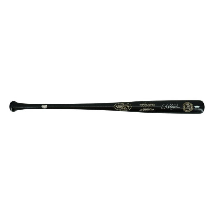 Derek Jeter New York Yankees Autographed Final Season Logo Stat Engraved Game Model Bat Steiner COA
