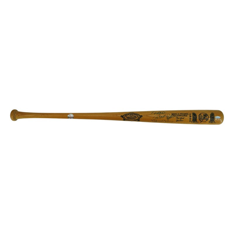 Jeter Rivera Pettitte Posada New York Yankees Core Four Multi Signed Louisville Slugger Engraved Bat Steiner Holo/PSA LOA