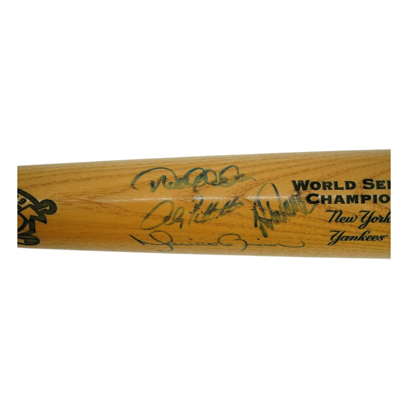 Jeter Rivera Pettitte Posada New York Yankees Core Four Multi Signed Louisville Slugger Engraved Bat Steiner COA/PSA LOA