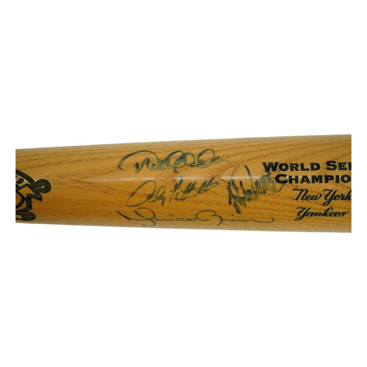 Jeter Rivera Pettitte Posada New York Yankees Core Four Multi Signed Louisville Slugger Engraved Bat Steiner COA/PSA LOA