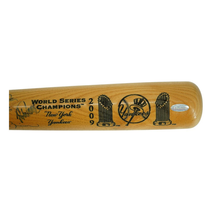 Jeter Rivera Pettitte Posada New York Yankees Core Four Multi Signed Louisville Slugger Engraved Bat Steiner COA/PSA LOA