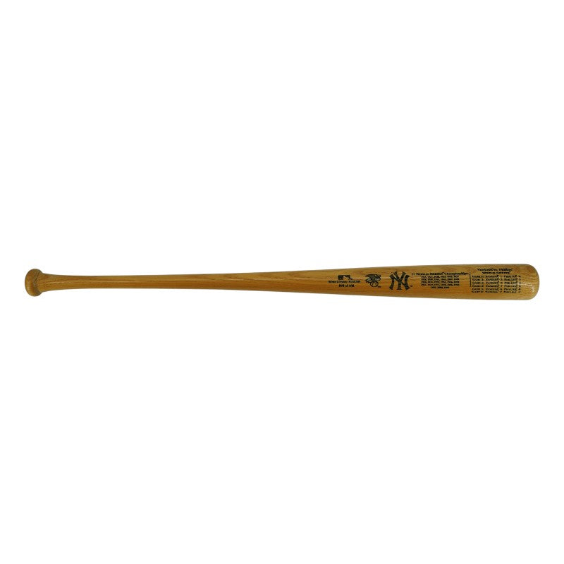 Jeter Rivera Pettitte Posada New York Yankees Core Four Multi Signed Louisville Slugger Engraved Bat Steiner COA/PSA LOA