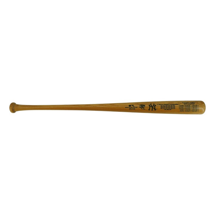 Jeter Rivera Pettitte Posada New York Yankees Core Four Multi Signed Louisville Slugger Engraved Bat Steiner COA/PSA LOA