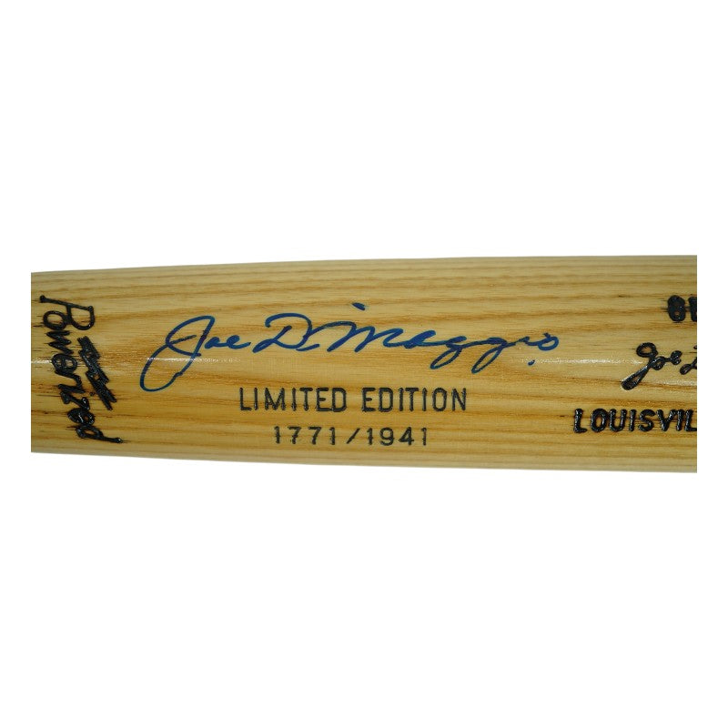 Joe DiMaggio New York Yankees Autographed Game Model Bat LE 1771/1941 JSA LOA