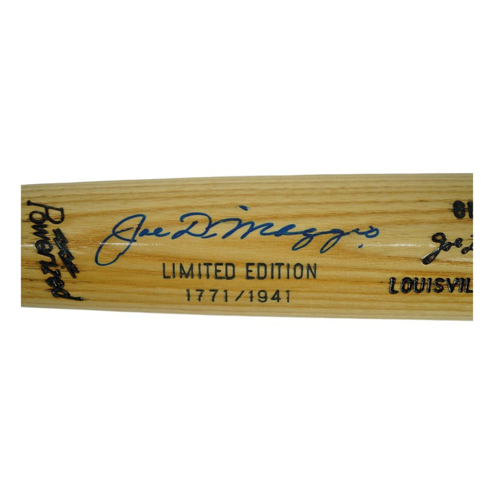 Joe DiMaggio New York Yankees Autographed Game Model Bat LE 1771/1941 JSA LOA