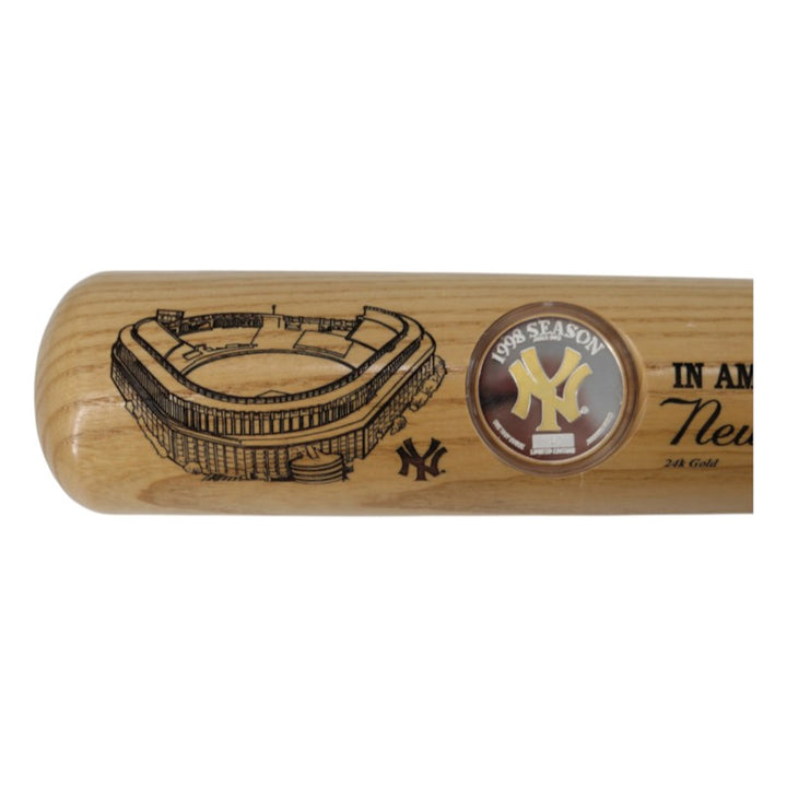 New York Yankees 1998 Season with Gold Coin Cooperstown Bat GW COA LE 37/198