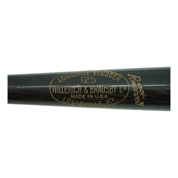 Mickey Mantle New York Yankees Autographed Inscribed Black Louisville Slugger Bat JSA LOA