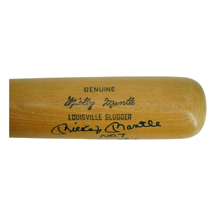 Mickey Mantle New York Yankees Autographed Inscribed Game Model Bat PSA/JSA LOA PSA Grade 10
