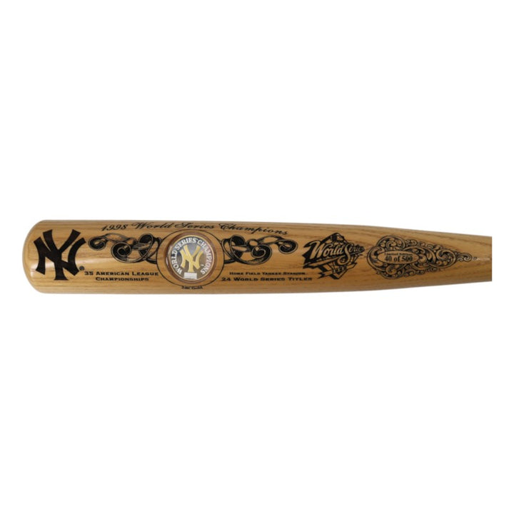 New York Yankees 1998 Season with Gold Coin Cooperstown Bat GW COA LE 40/500