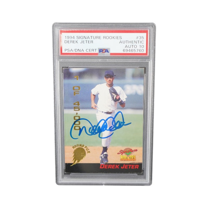 1994 Signature Rookies #35 Derek Jeter Autographed PSA 10 Auto