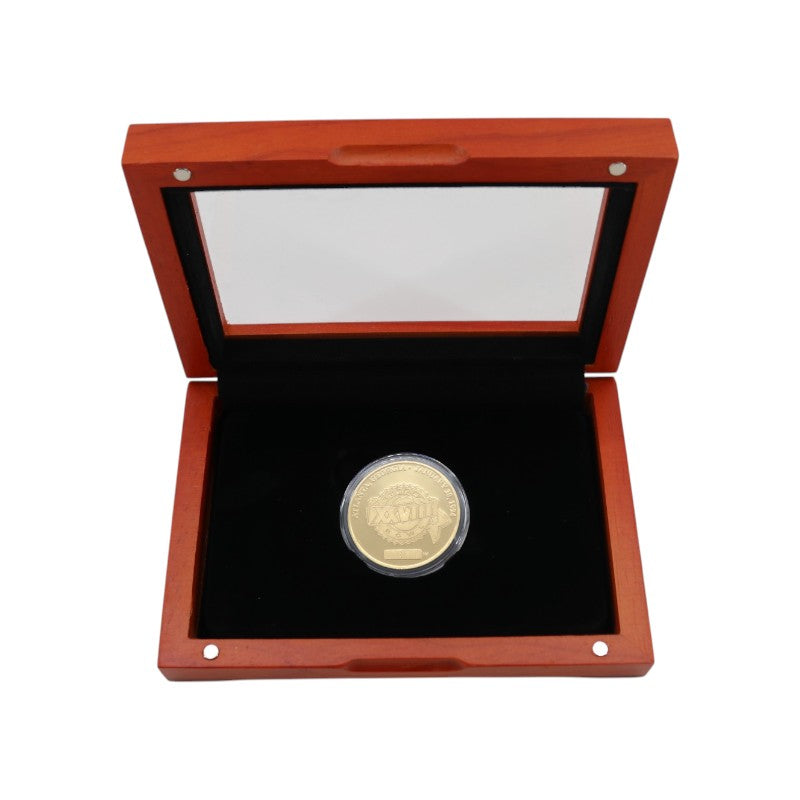Dallas Cowboys Buffalo Bills SB XXVIII Highland Mint Gold Game Coin LE 1/22