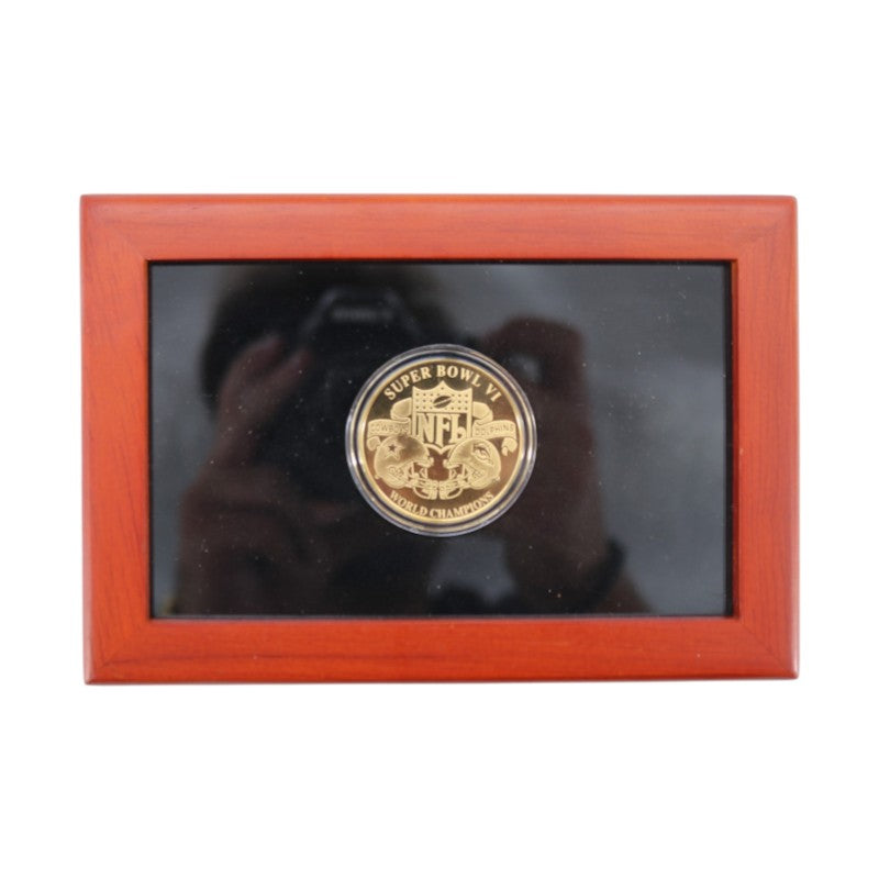 Dallas Cowboys Miami Dolphins SB VI Highland Mint Gold Game Coin LE 1/22