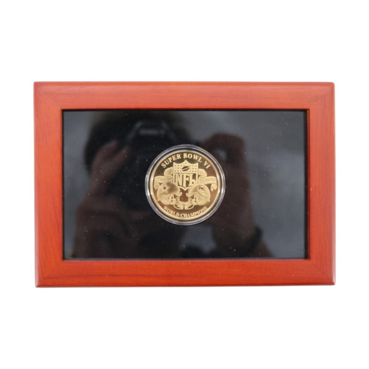 Dallas Cowboys Miami Dolphins SB VI Highland Mint Gold Game Coin LE 1/22