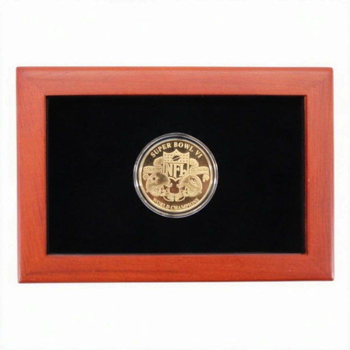 Dallas Cowboys Miami Dolphins SB VI Highland Mint Gold Game Coin LE 1/22