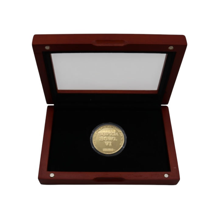 Dallas Cowboys Miami Dolphins SB VI Highland Mint Gold Game Coin LE 1/22