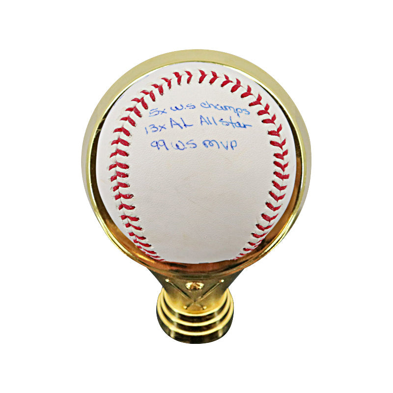 Mariano Rivera New York Yankees Autographed Signed Multi Inscribed OMLB Baseball With Display Case LE #1/42 (Steiner COA)