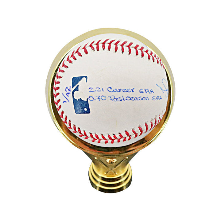 Mariano Rivera New York Yankees Autographed Signed Multi Inscribed OMLB Baseball With Display Case LE #1/42 (Steiner COA)