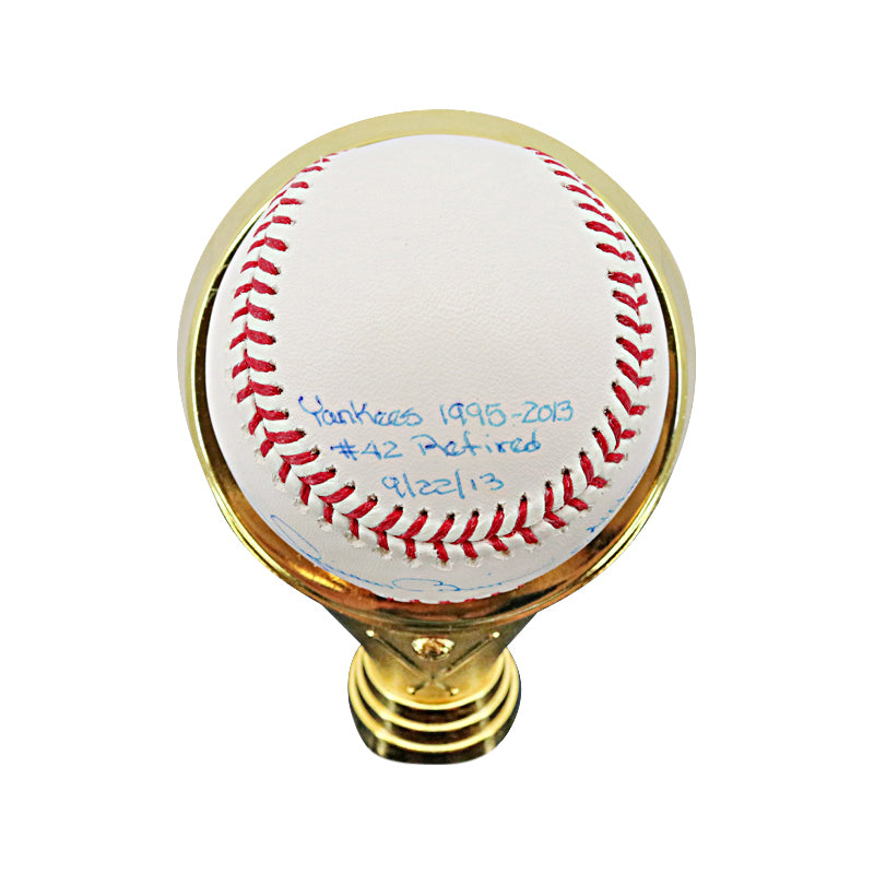 Mariano Rivera New York Yankees Autographed Signed Multi Inscribed OMLB Baseball With Display Case LE #1/42 (Steiner COA)