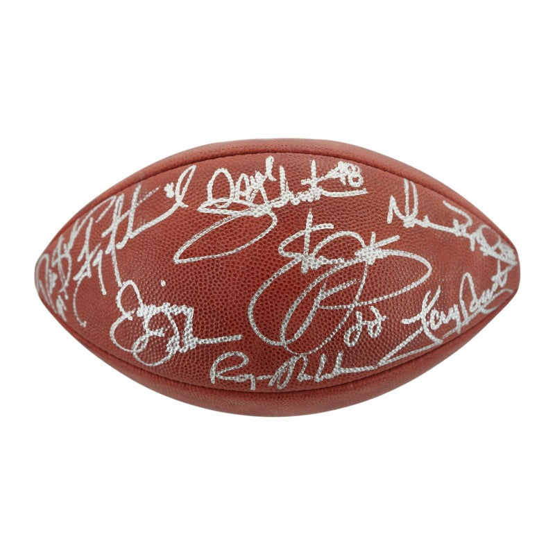 Aikman Smith Irvin Staubach Dallas Cowboys Legends Autographed Football HM COA