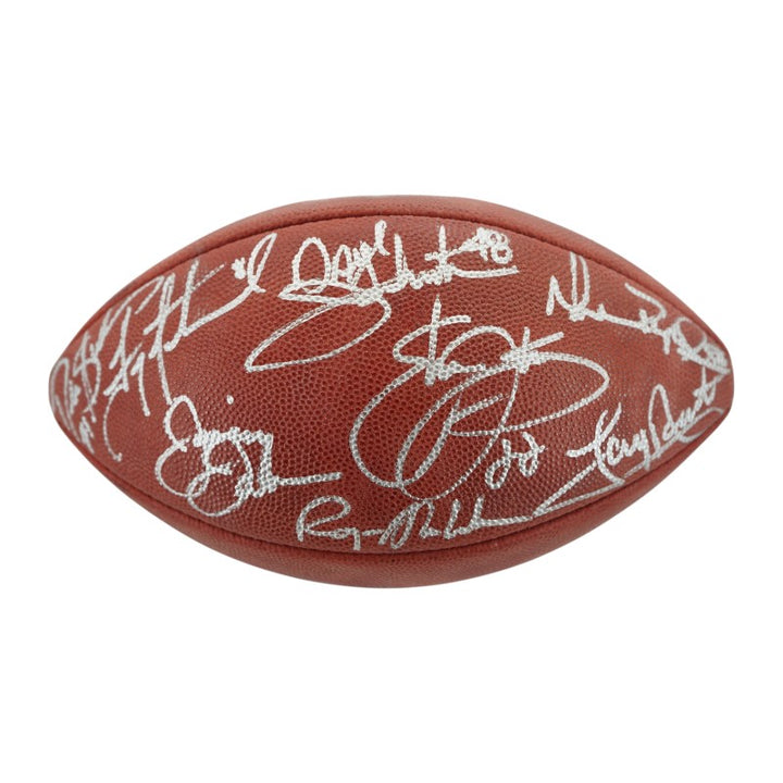 Aikman Smith Irvin Staubach Dallas Cowboys Legends Autographed Football HM COA