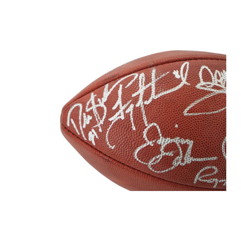 Aikman Smith Irvin Staubach Dallas Cowboys Legends Autographed Football HM COA