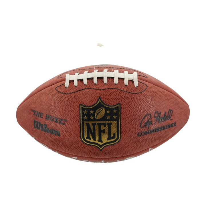 Aikman Smith Irvin Staubach Dallas Cowboys Legends Autographed Football HM COA