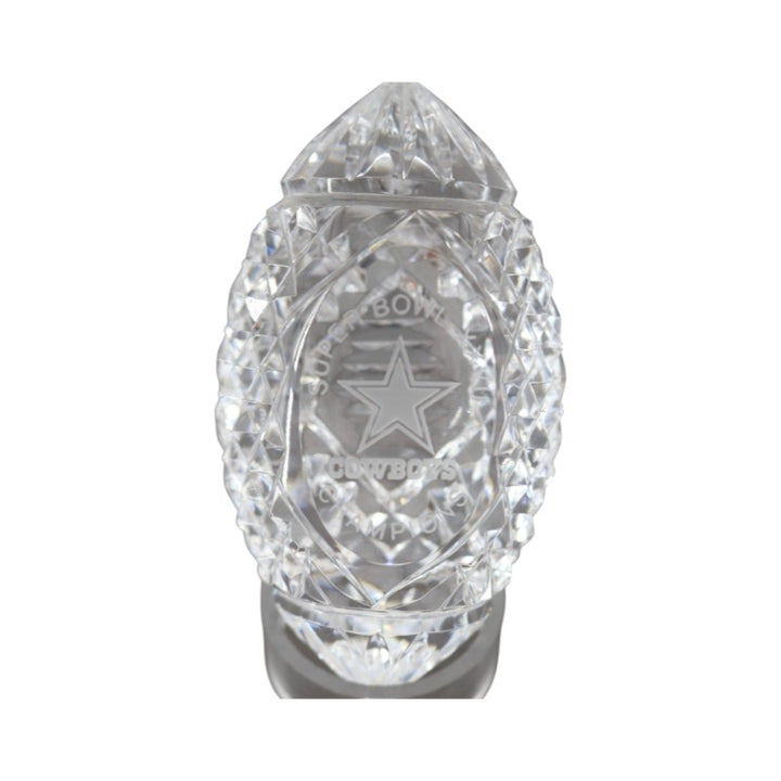 Dallas Cowboys Waterford Crystal Super Bowl XXVII Champs Football